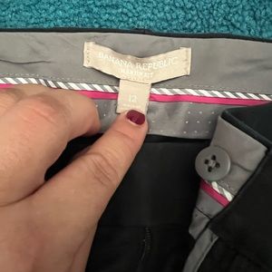 Navy banana republic trousers